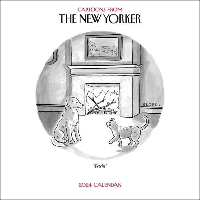 Kalendarz/Pamiętnik Cartoons from The New Yorker 2024 Wall Calendar Conde Nast