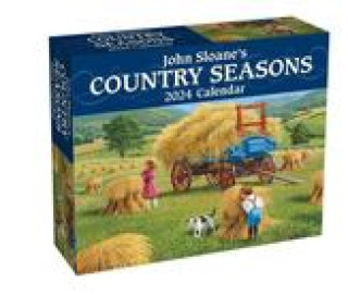Kalendarz/Pamiętnik John Sloane's Country Seasons 2024 Day-to-Day Calendar John Sloane