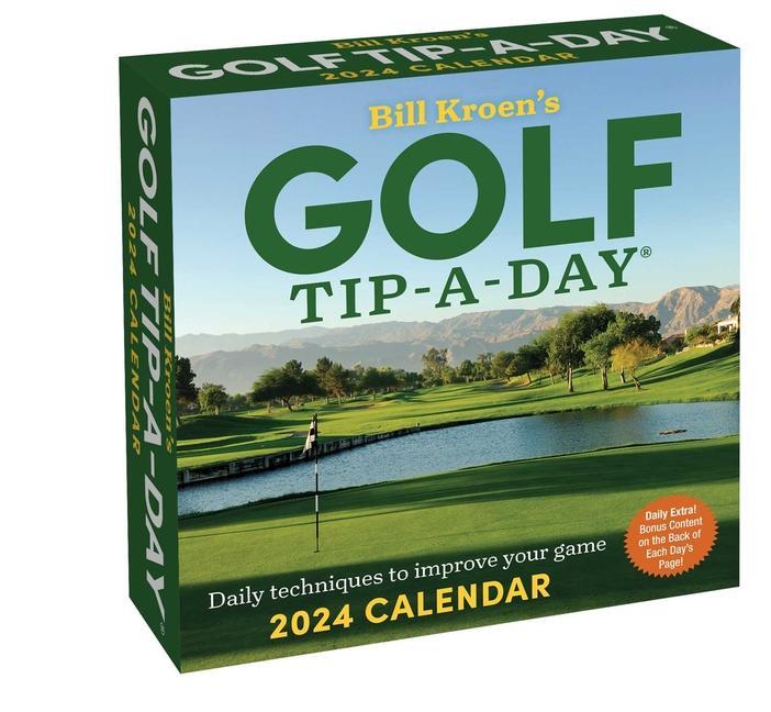 Kalendář/Diář Bill Kroen's Golf Tip-A-Day 2024 Calendar Bill Kroen