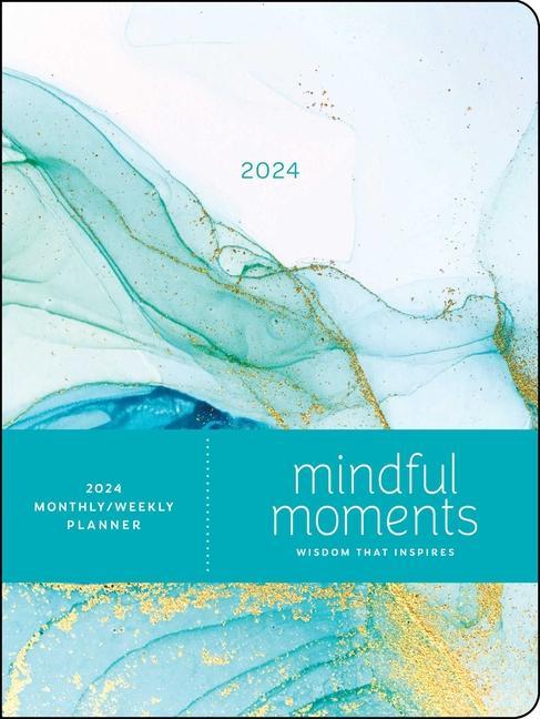 Naptár/Határidőnapló Mindful Moments 12-Month 2024 Monthly/Weekly Planner Calendar Andrews McMeel Publishing