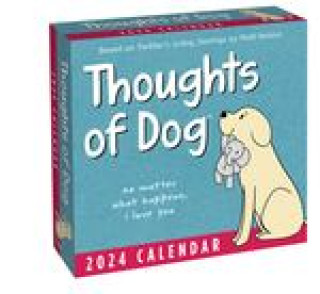 Kalendár/Diár Thoughts of Dog 2024 Day-to-Day Calendar Matt Nelson