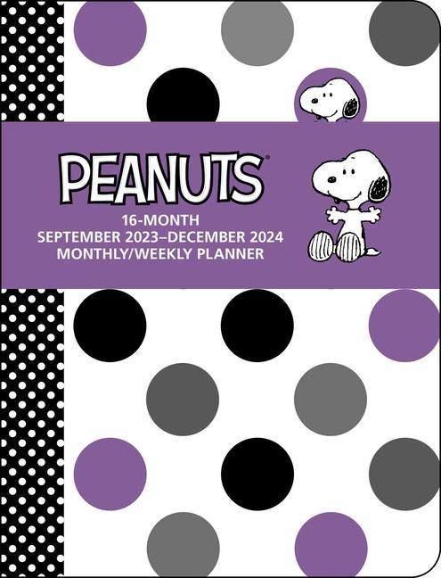 Kalendarz/Pamiętnik Peanuts 16-Month 2023-2024 Monthly/Weekly Planner Calendar Peanuts Worldwide LLC