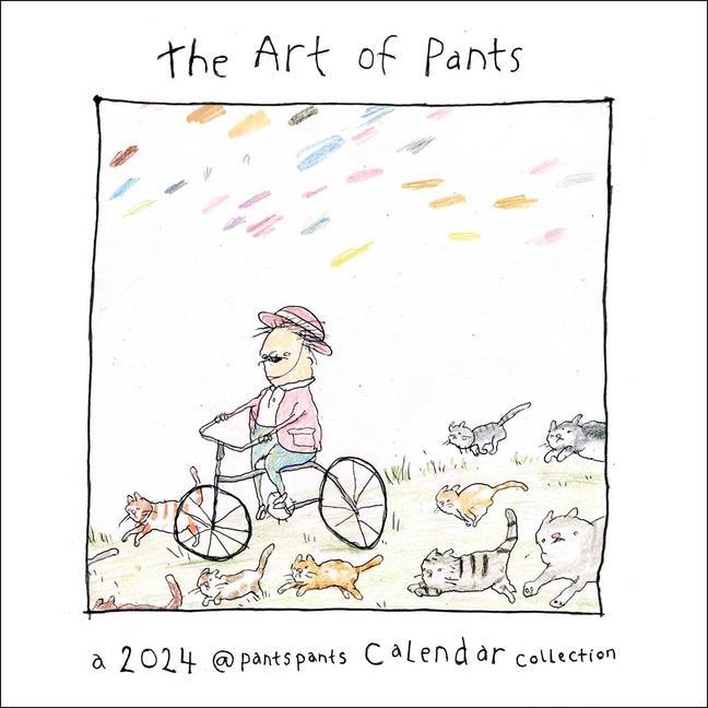 Kalendar/Rokovnik Art of Pants 2024 Wall Calendar Josh Mecouch