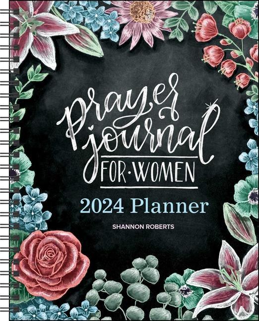 Naptár/Határidőnapló Prayer Journal for Women 12-Month 2024 Monthly/Weekly Planner Calendar Shannon Roberts