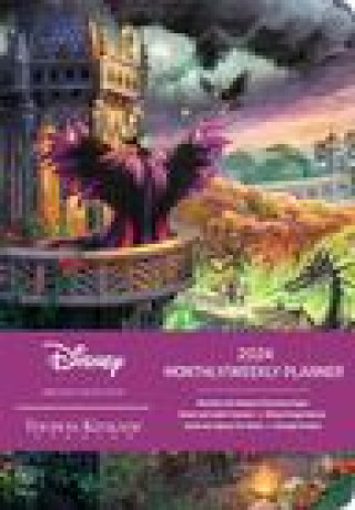 Календар/тефтер Disney Dreams Collection by Thomas Kinkade Studios 12-Month 2024 Monthly/Weekly Thomas Kinkade Studios