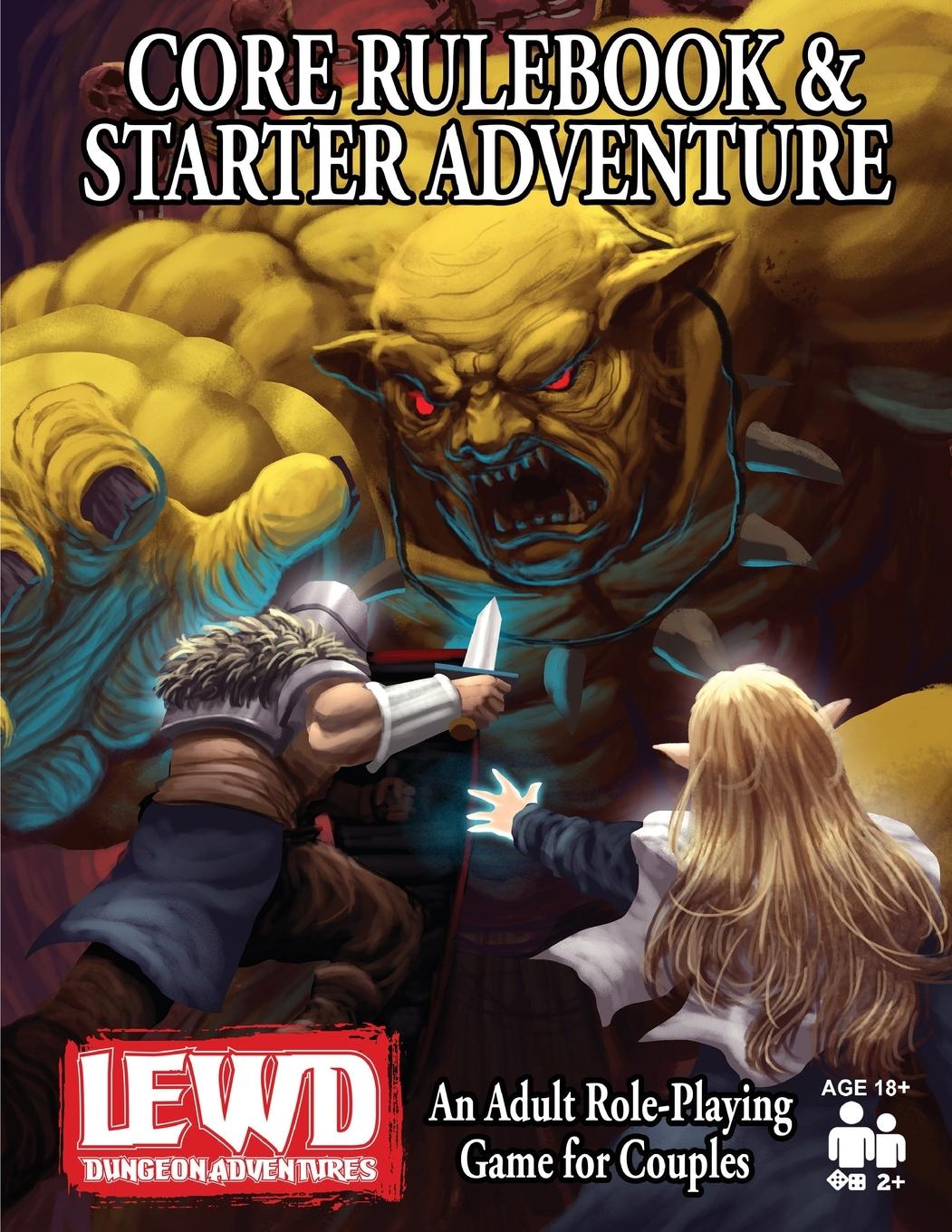 Könyv Lewd Dungeon Adventures Core Rulebook and Starter Adventure Sky Corgan