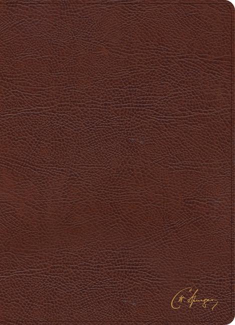 Carte KJV Spurgeon Study Bible, Brown Bonded Leather 