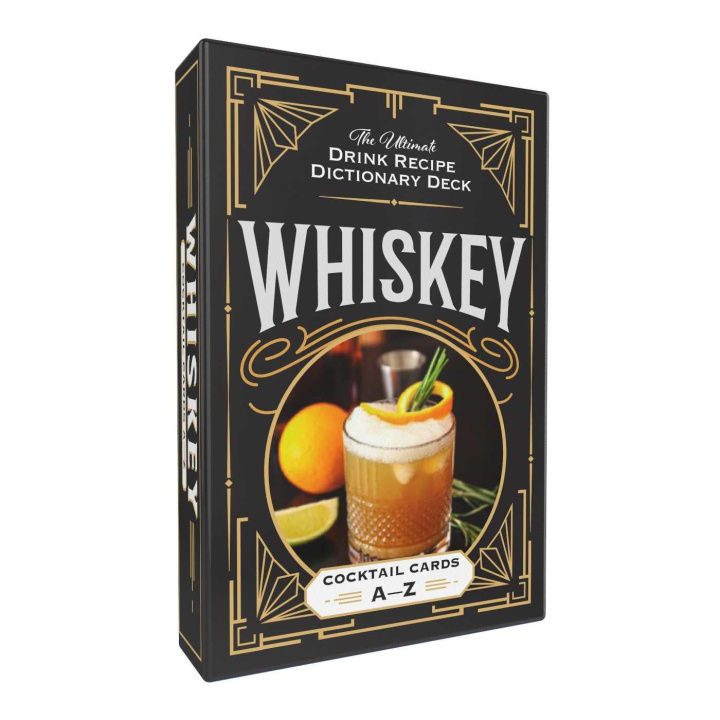 Książka Whiskey Cocktail Cards A-Z: The Ultimate Drink Recipe Dictionary Deck 