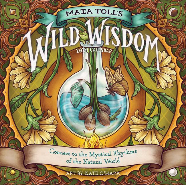 Календар/тефтер Maia Toll's Wild Wisdom Wall Calendar 2024 Workman Calendars