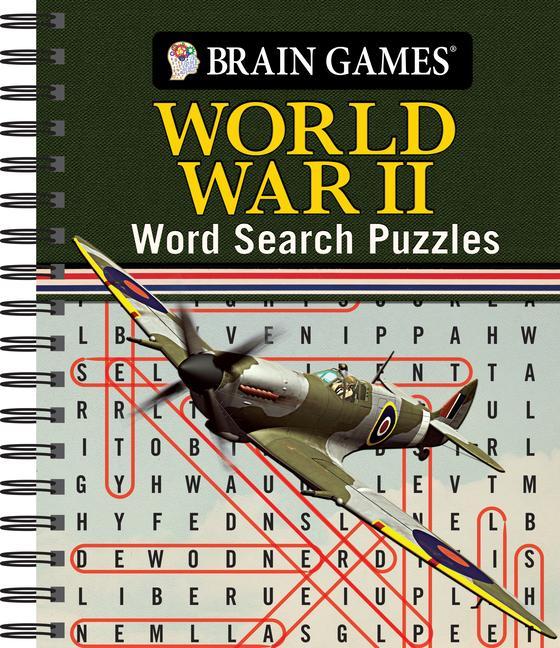 Książka Brain Games - WWII Word Search Puzzles Brain Games