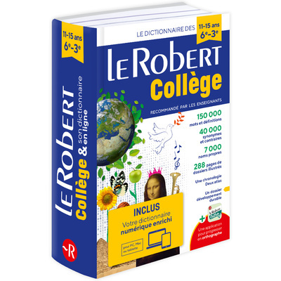 Carte Le Robert Collège + Carte numérique 