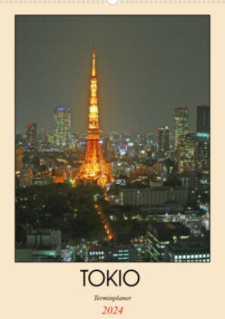 Calendar / Agendă Tokio - Terminplaner (Wandkalender 2024 DIN A2 hoch) 