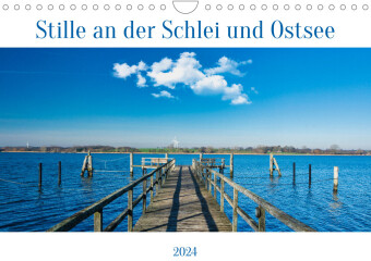 Naptár/Határidőnapló Stille an der Schlei und Ostsee (Wandkalender 2024 DIN A4 quer) 