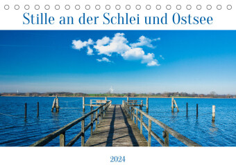 Kalendář/Diář Stille an der Schlei und Ostsee (Tischkalender 2024 DIN A5 quer) 