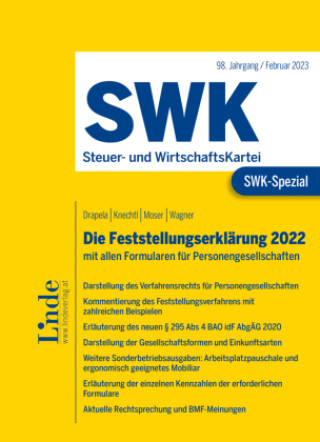 Книга SWK-Spezial Die Feststellungserklärung 2022 Christian Drapela