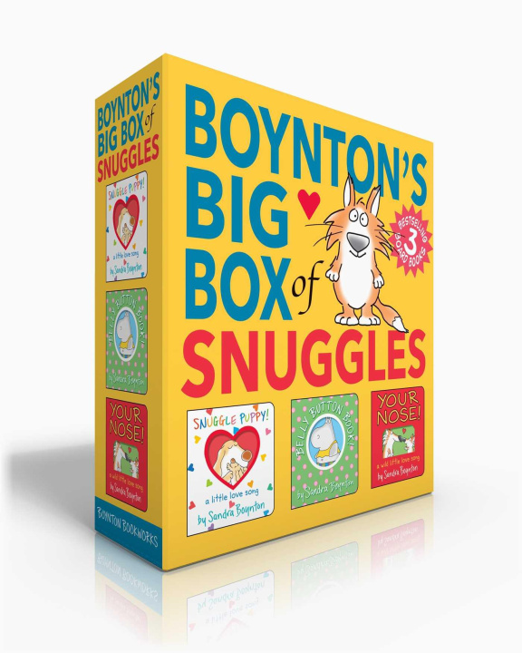 Könyv Boynton's Big Box of Snuggles (Boxed Set): Snuggle Puppy!; Belly Button Book!; Your Nose! Sandra Boynton
