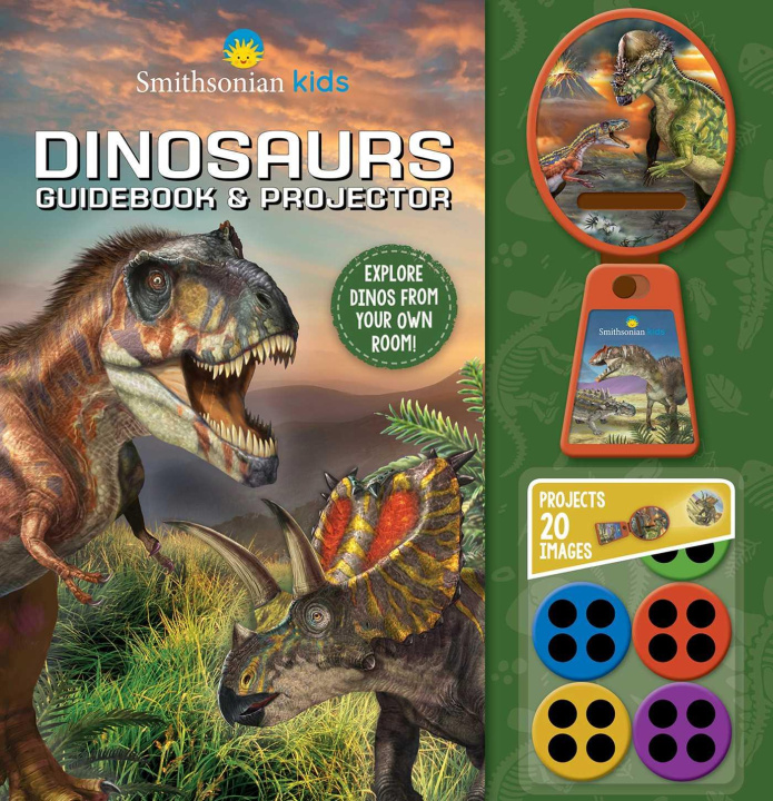 Książka Smithsonian Kids Dinosaur Projector & Guidebook 