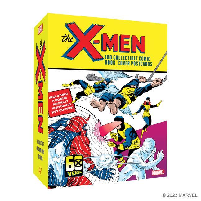Book The X-Men: 100 Collectible Comic Book Cover Postcards 
