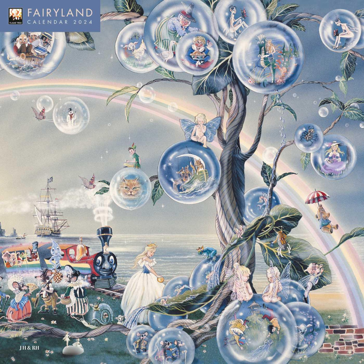 Naptár/Határidőnapló Fairyland by Jean & Ron Henry Wall Calendar 2024 (Art Calendar) 