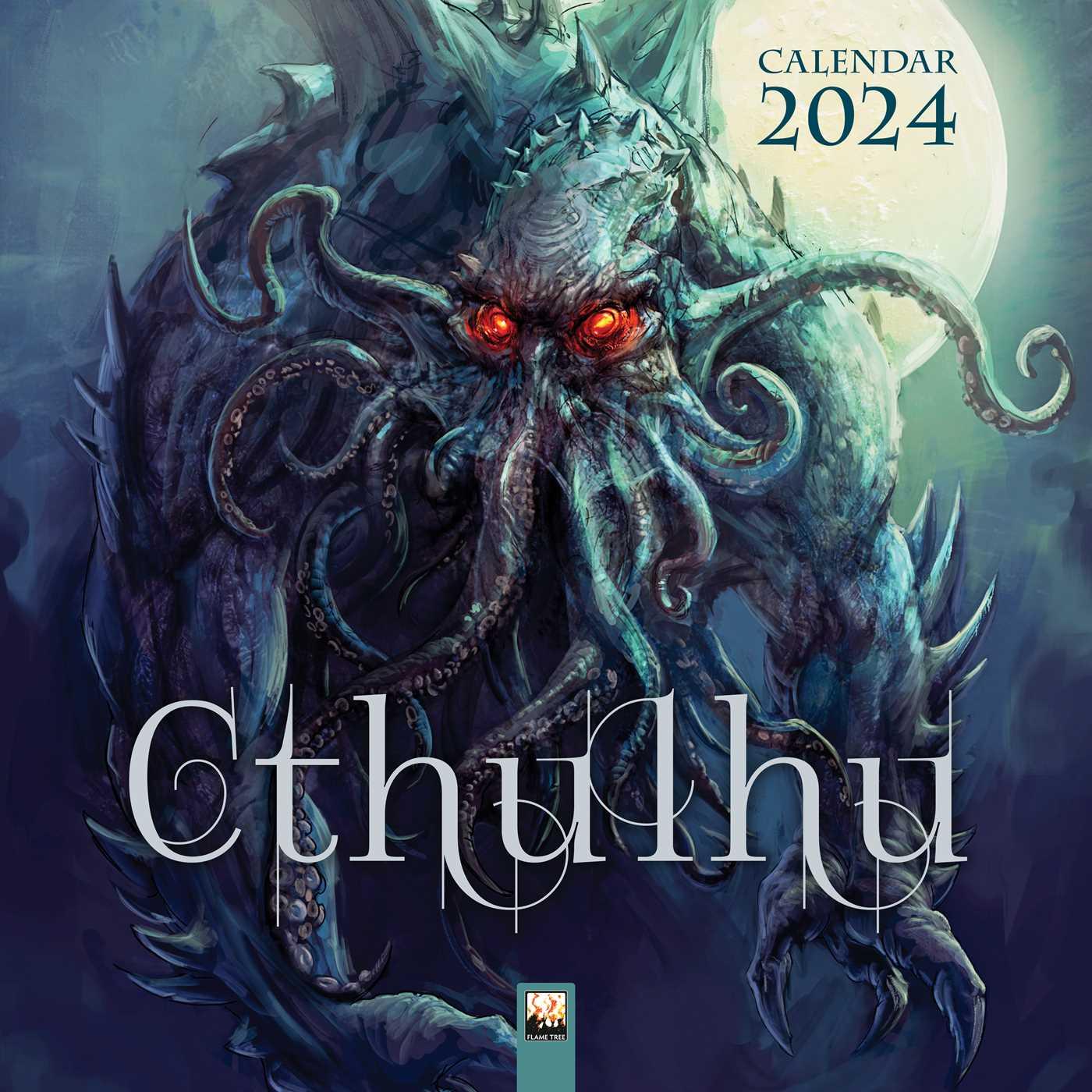 Kalendar/Rokovnik Cthulhu Wall Calendar 2024 (Art Calendar) 