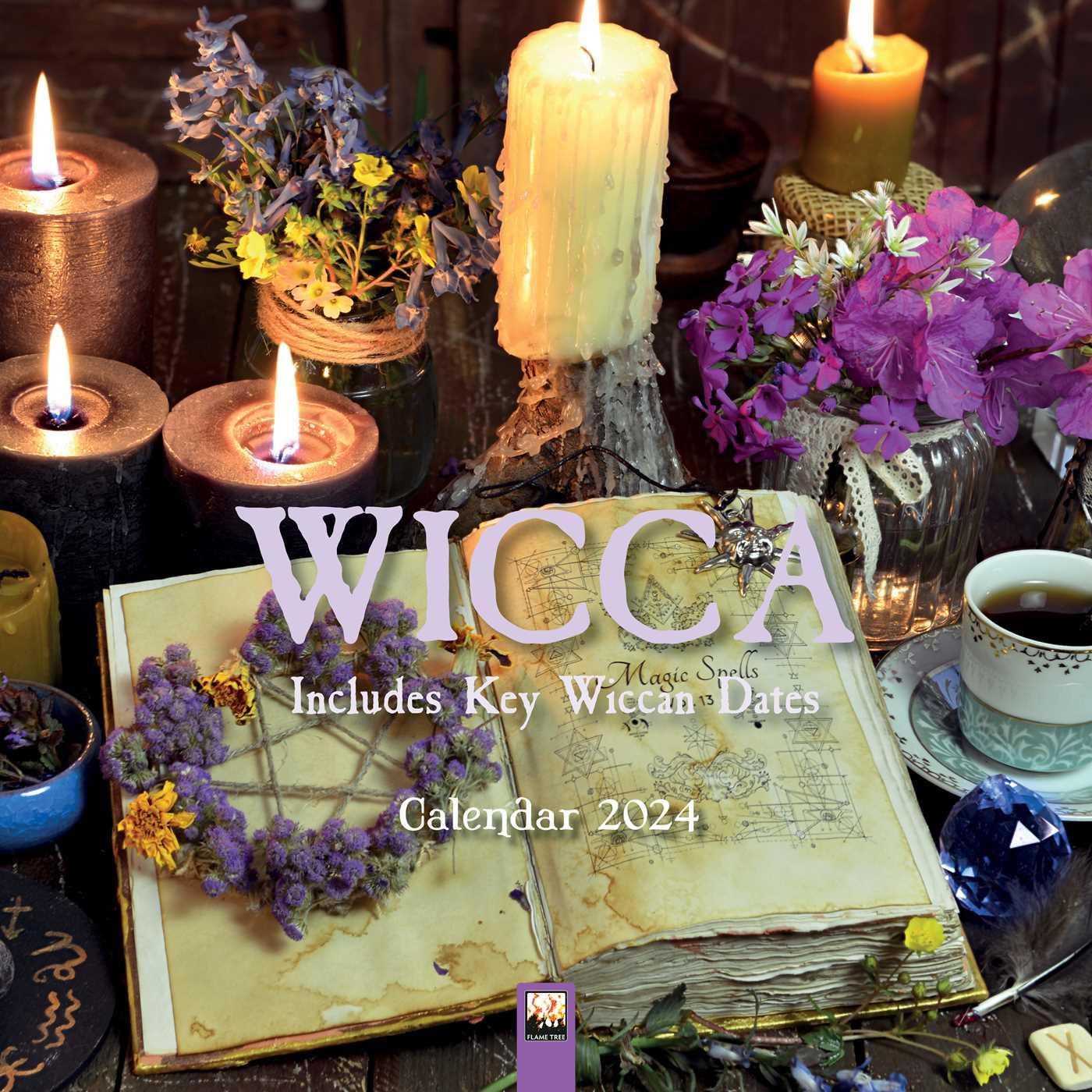 Kalendář/Diář Wicca Wall Calendar 2024 (Art Calendar) 