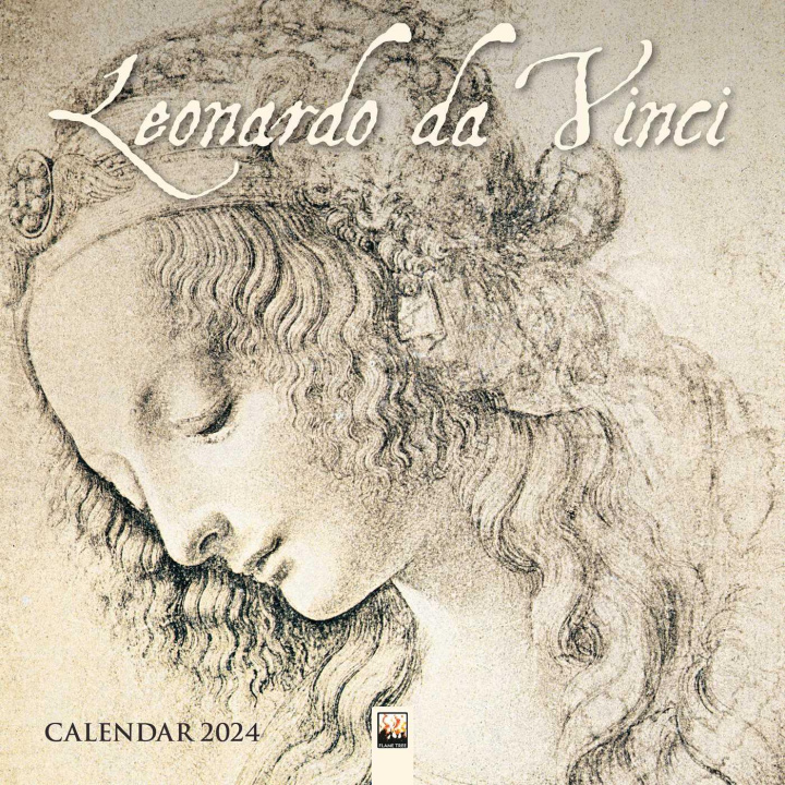 Naptár/Határidőnapló Leonardo Da Vinci Wall Calendar 2024 (Art Calendar) 