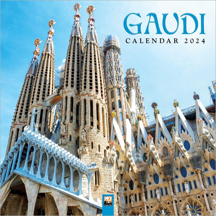 Naptár/Határidőnapló Gaudí Wall Calendar 2024 (Art Calendar) 