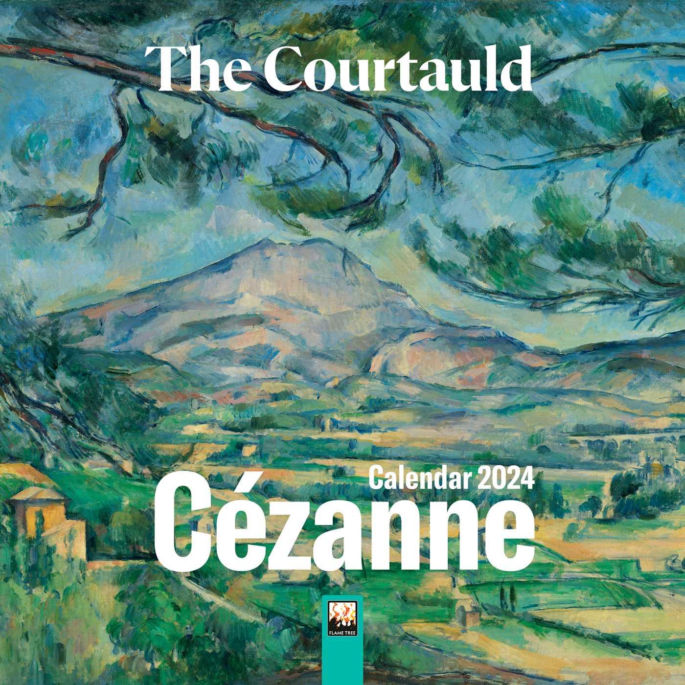 Календар/тефтер The Courtauld: Cézanne Mini Wall Calendar 2024 (Art Calendar) 