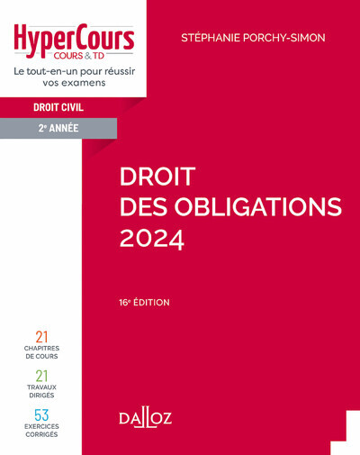 Könyv Droit des obligations 2024. 16e éd. Stéphanie Porchy-Simon