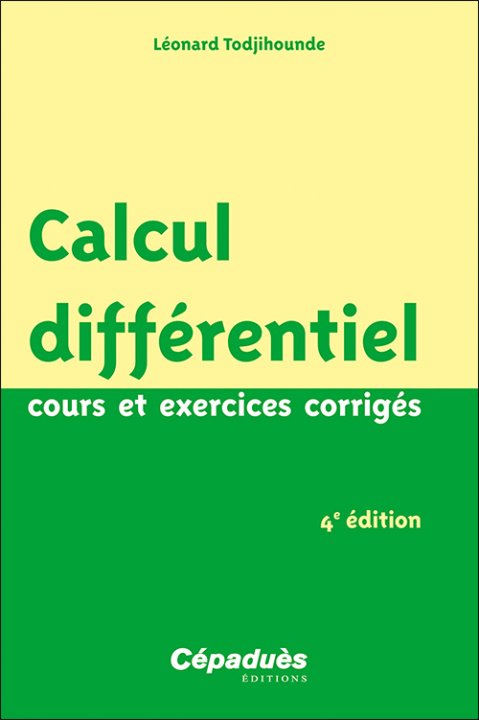 Knjiga Calcul différentiel 4e édition Todjihounde