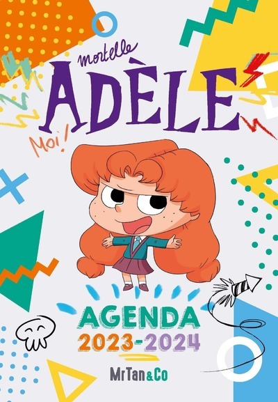 Kniha Agenda Mortelle Adèle 2023-2024 Mr Tan