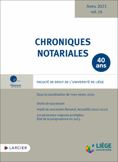 Kniha Chroniques notariales. Volume 76 