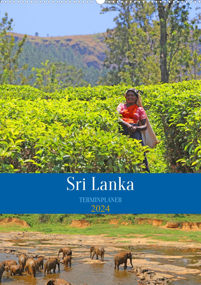Calendar / Agendă Sri Lanka - Terminplaner (Wandkalender 2024 DIN A2 hoch) 