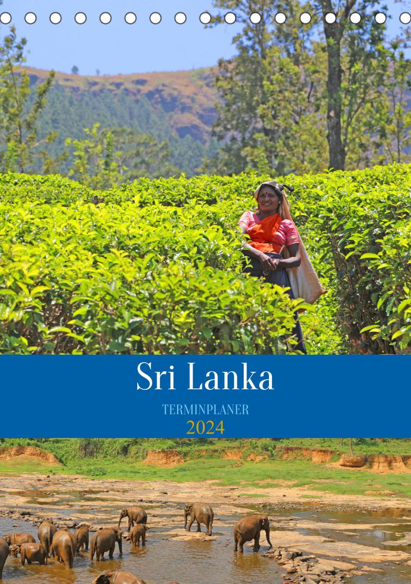 Kalendar/Rokovnik Sri Lanka - Terminplaner (Tischkalender 2024 DIN A5 hoch) 