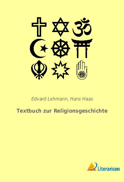 Knjiga Textbuch zur Religionsgeschichte Edvard Lehmann