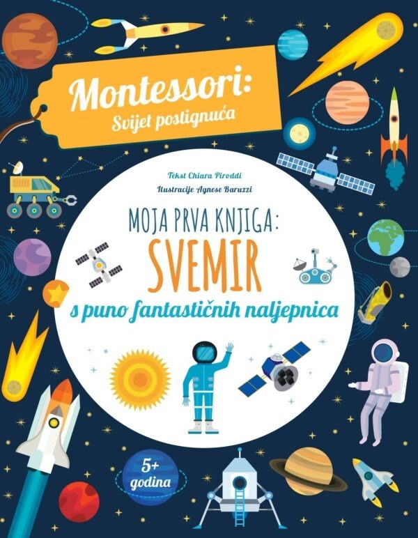 Kniha Montessori - Moja prva knjiga - SVEMIR Chiara Piroddi