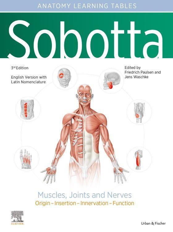 Kniha Sobotta Learning Tables of Muscles, Joints and Nerves, English/Latin Jens Waschke