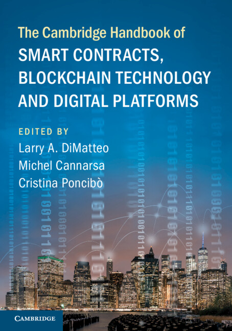Carte The Cambridge Handbook of Smart Contracts, Blockchain Technology and Digital Platforms Larry A. DiMatteo