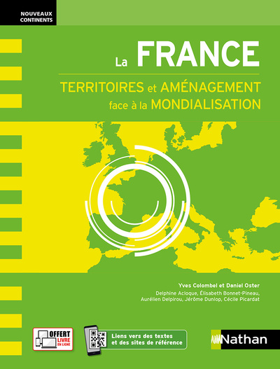 Книга La France - Territoires et aménagement face à la mondialisation Nouveaux continents Yves Colombel