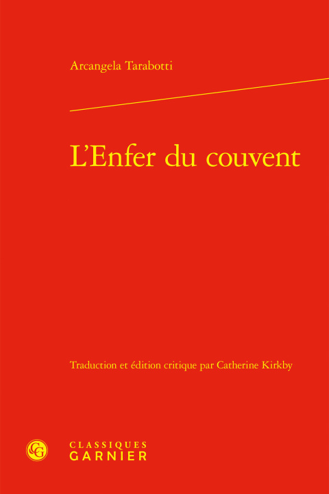 Knjiga L'enfer du couvent Tarabotti arcangela