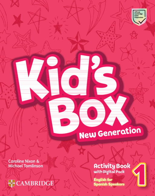 Könyv Kid's Box New Generation Level 1 Activity Book with Home Booklet and Digital Pack English for Spanish Speakers Caroline Nixon