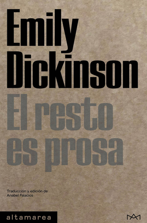Kniha El resto es prosa DICKINSON