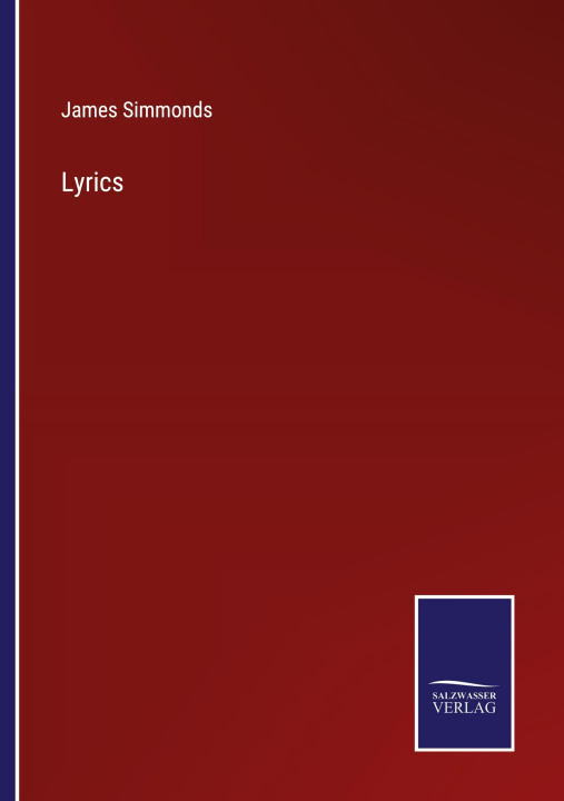 Knjiga Lyrics James Simmonds