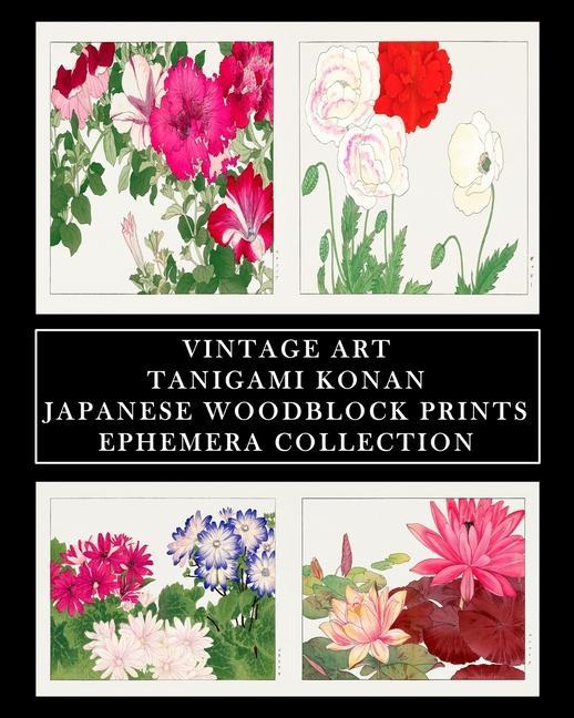 Kniha Vintage Art: Tanigami Konan: Japanese Woodblock Prints: Ephemera Collection 