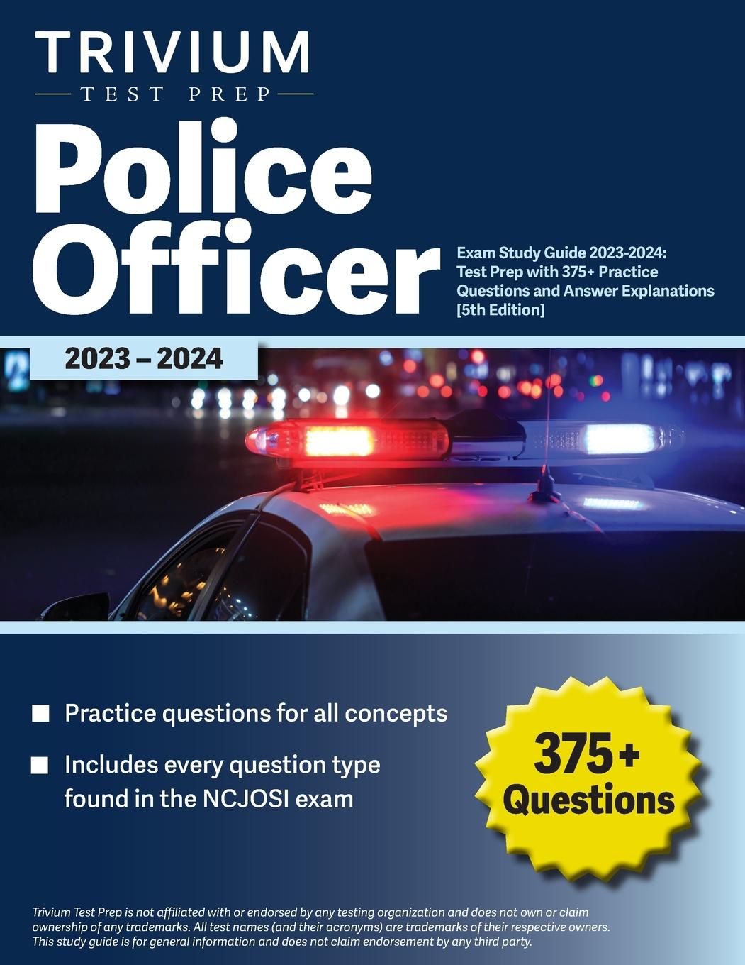 Book Police Officer Exam Study Guide 2023-2024 