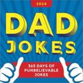 Kalendár/Diár 2024 Dad Jokes Boxed Calendar Sourcebooks