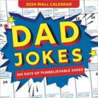 Naptár/Határidőnapló 2024 Dad Jokes Wall Calendar Sourcebooks