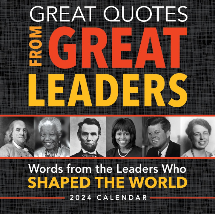 Calendar / Agendă 2024 Great Quotes From Great Leaders Boxed Calendar Sourcebooks