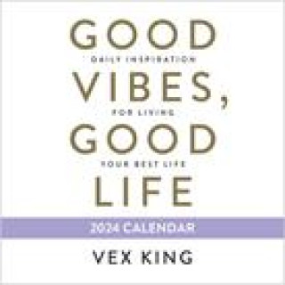Kalendarz/Pamiętnik Good Vibes, Good Life 2024 Calendar 