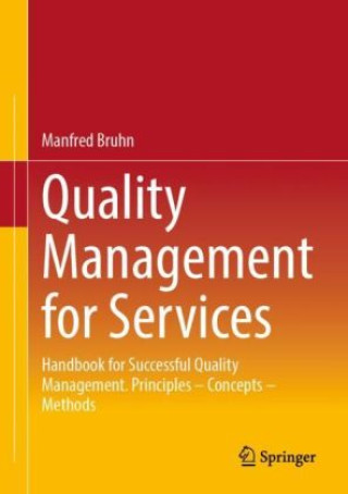 Kniha Quality Management for Services Manfred Bruhn